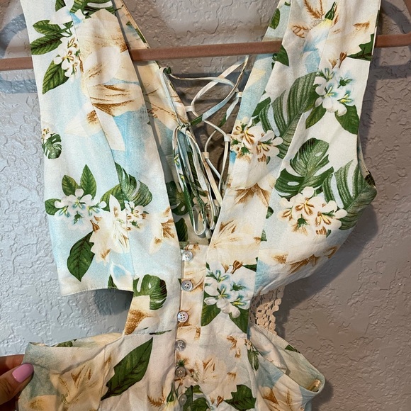 Farm Rio crochet side cut out dress - Picture 8 of 8